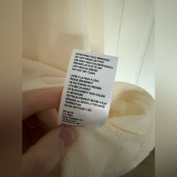 Free People FP Beach Nilla Cream Ivory Relaxed Pullover Sweatshirt Size Medium - Picture 8 of 9